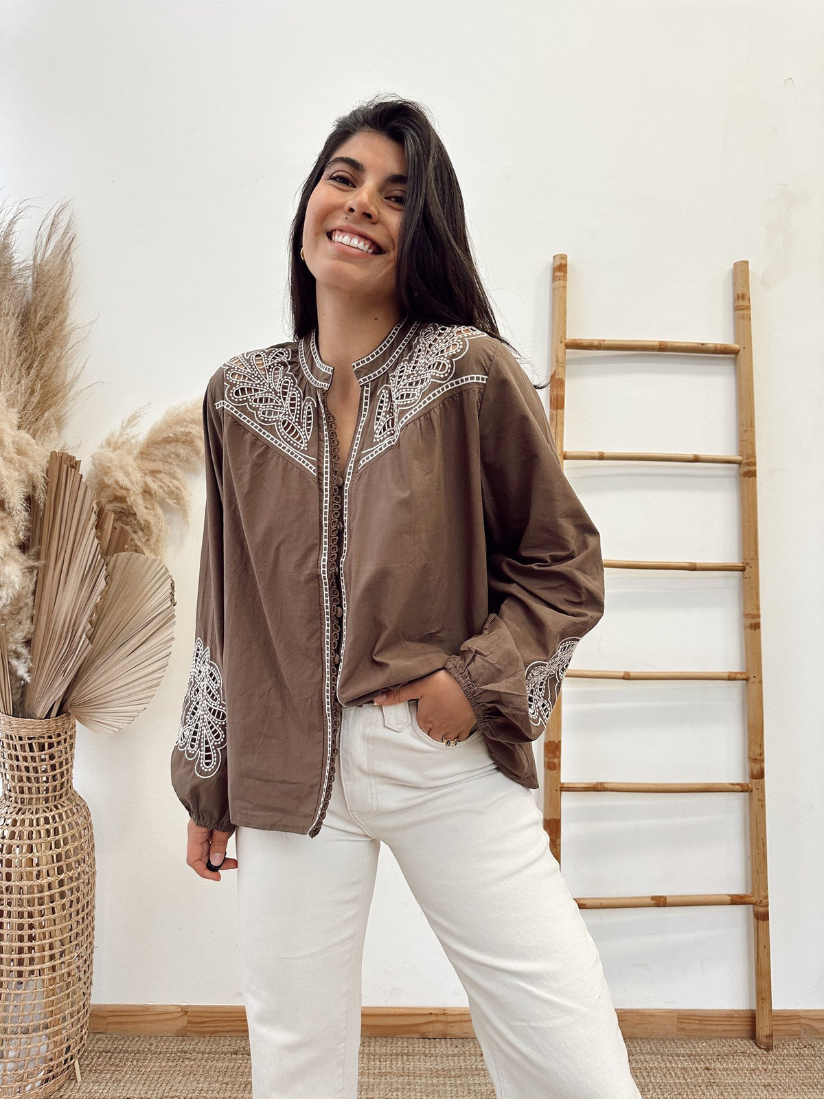 Blusa Broderie Florencia