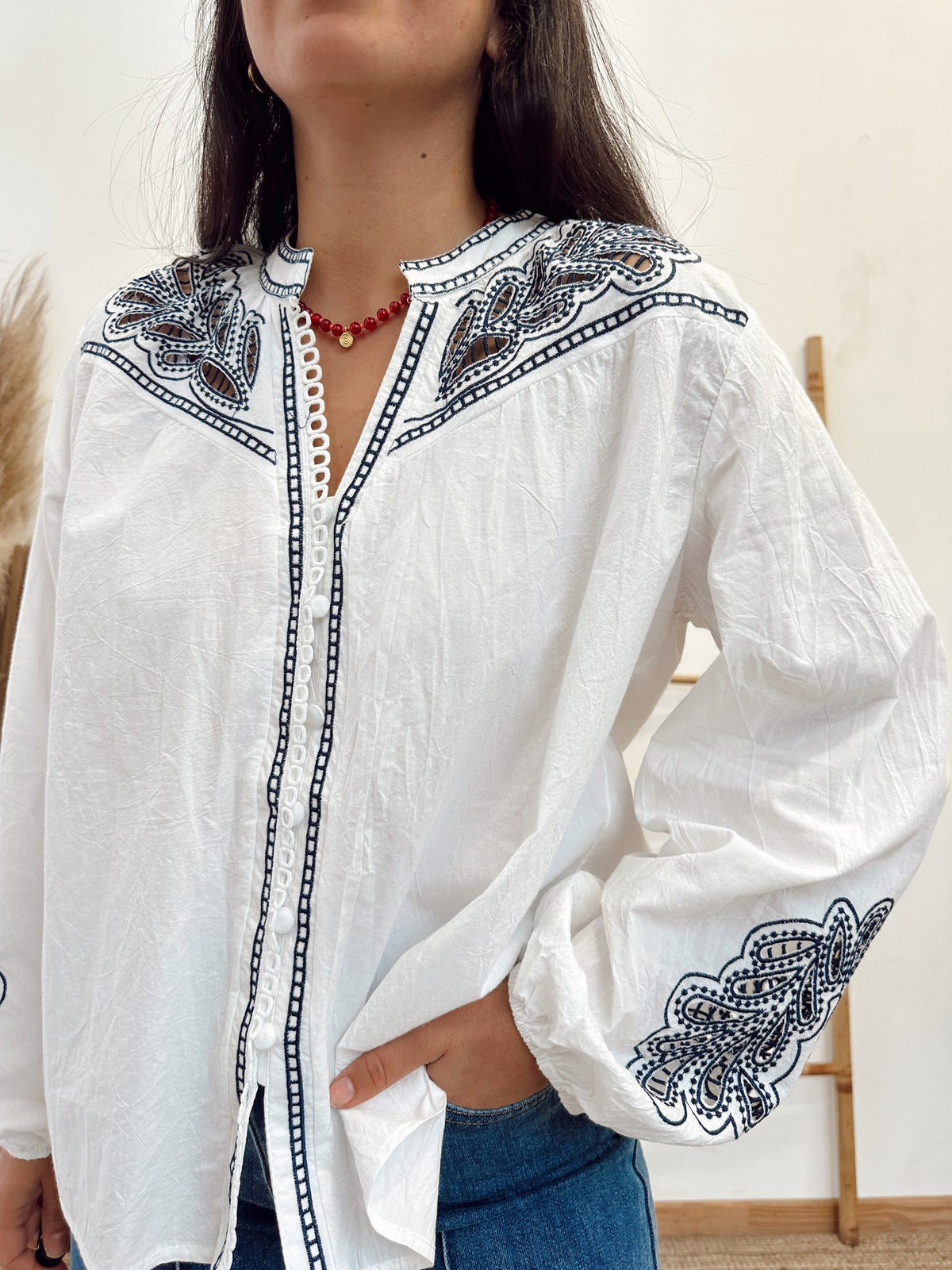 Blusa Broderie Florencia