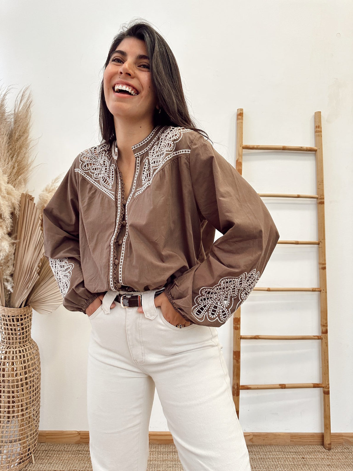 Blusa Broderie Florencia