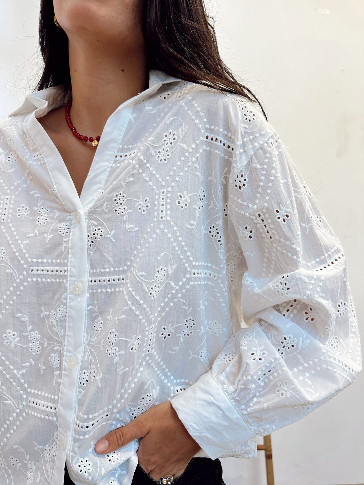 Blusa Broderie Forli