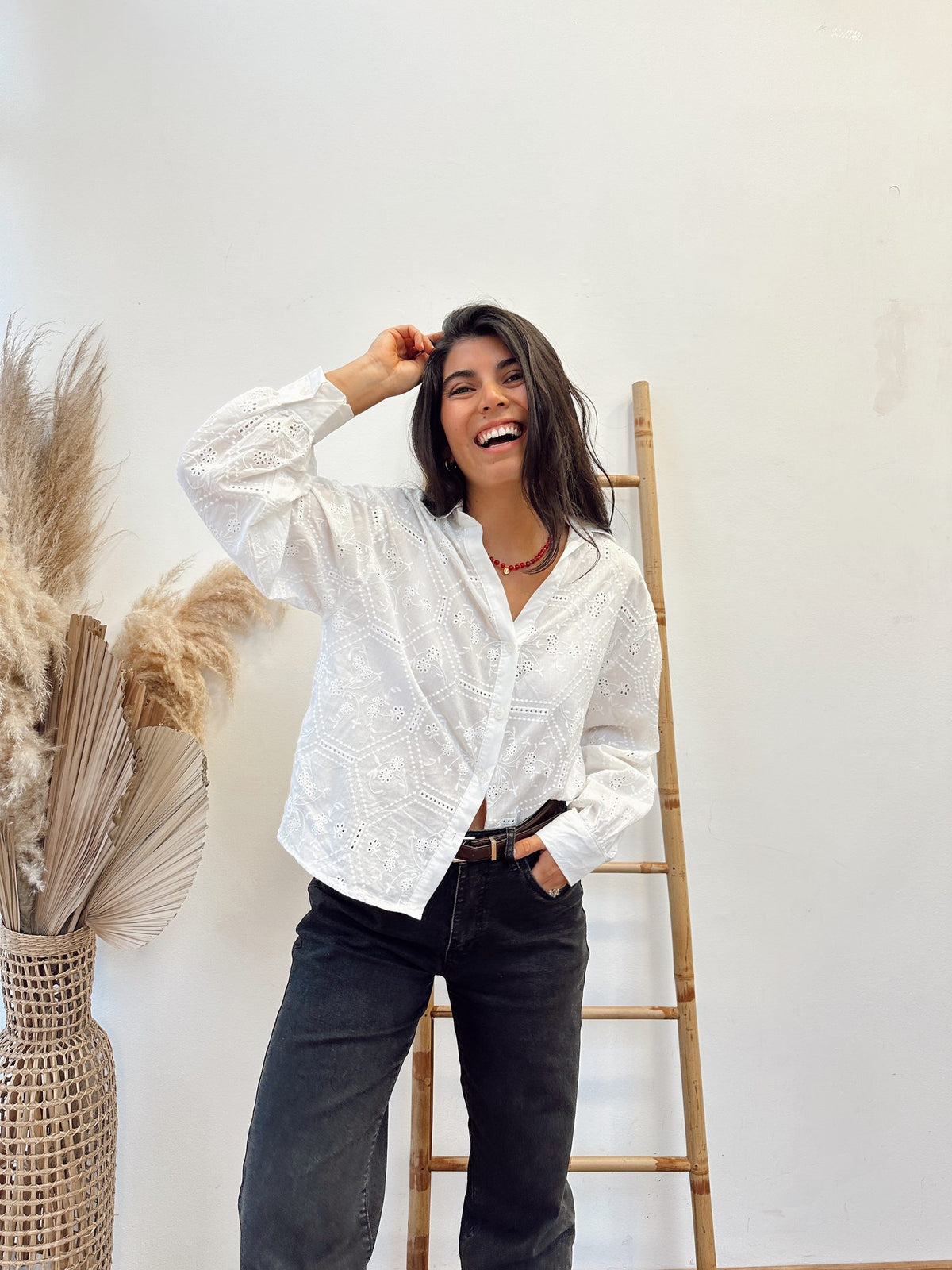 Blusa Broderie Forli