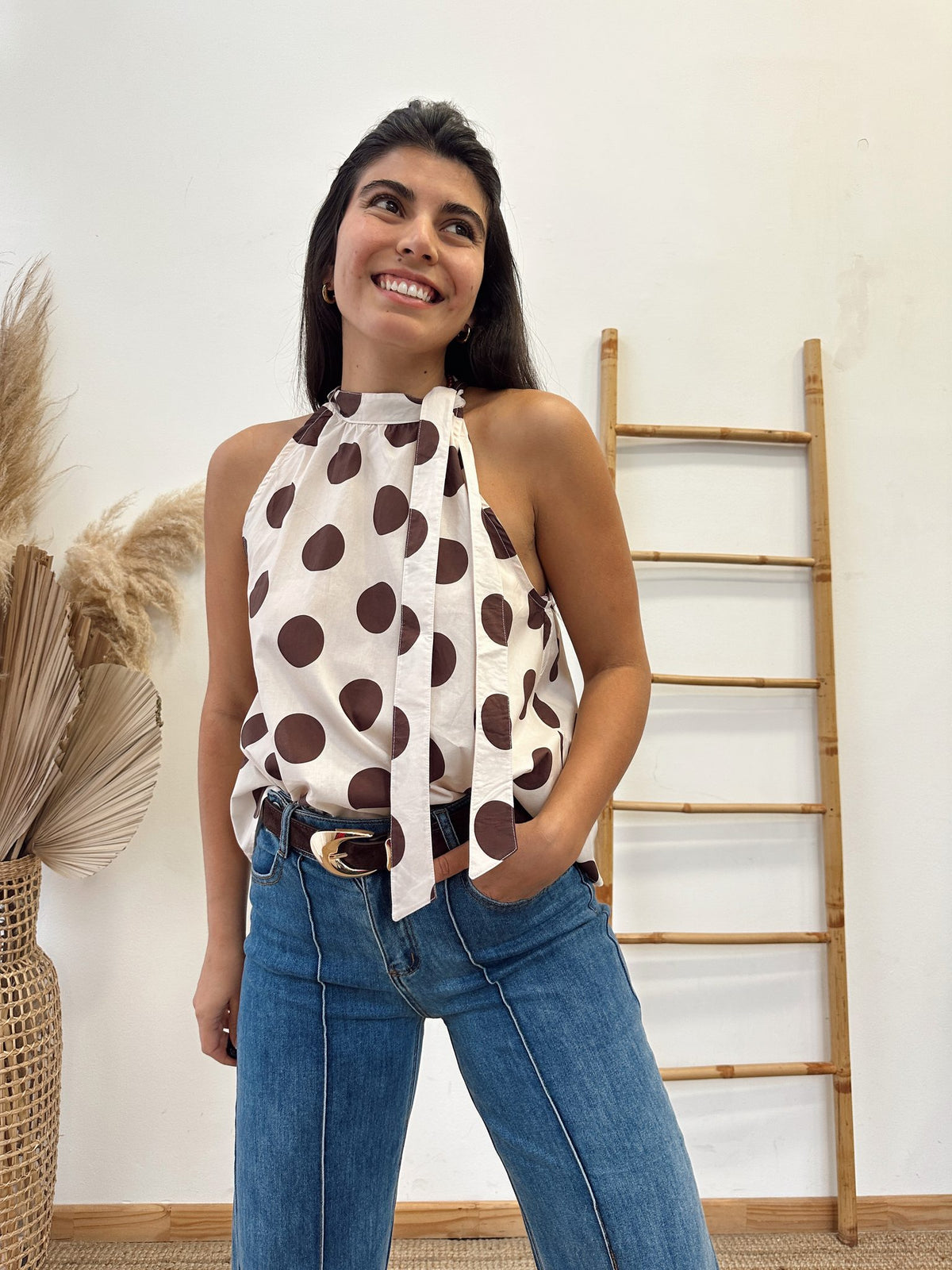 Blusa Halter Cagliari