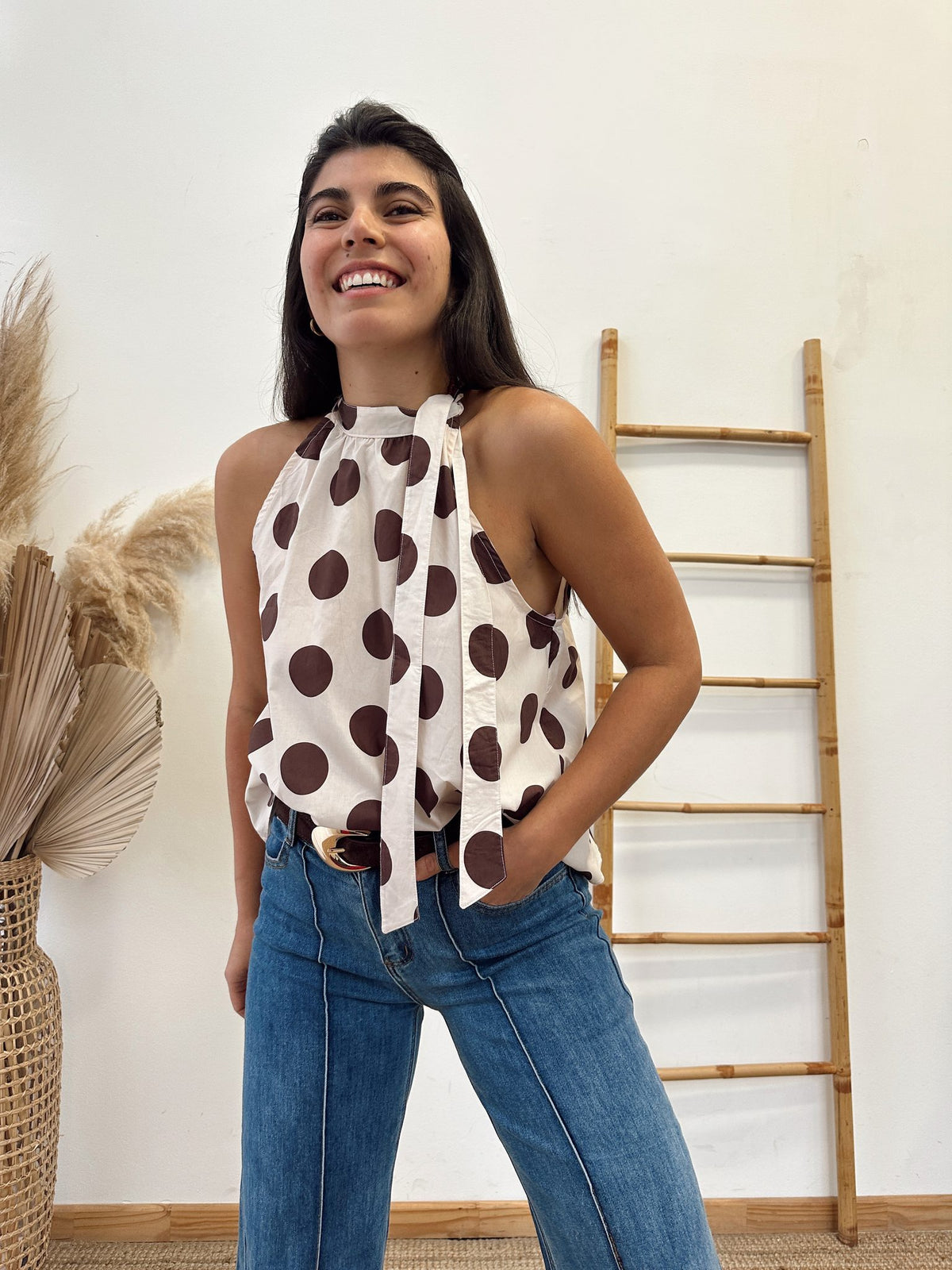 Blusa Halter Cagliari