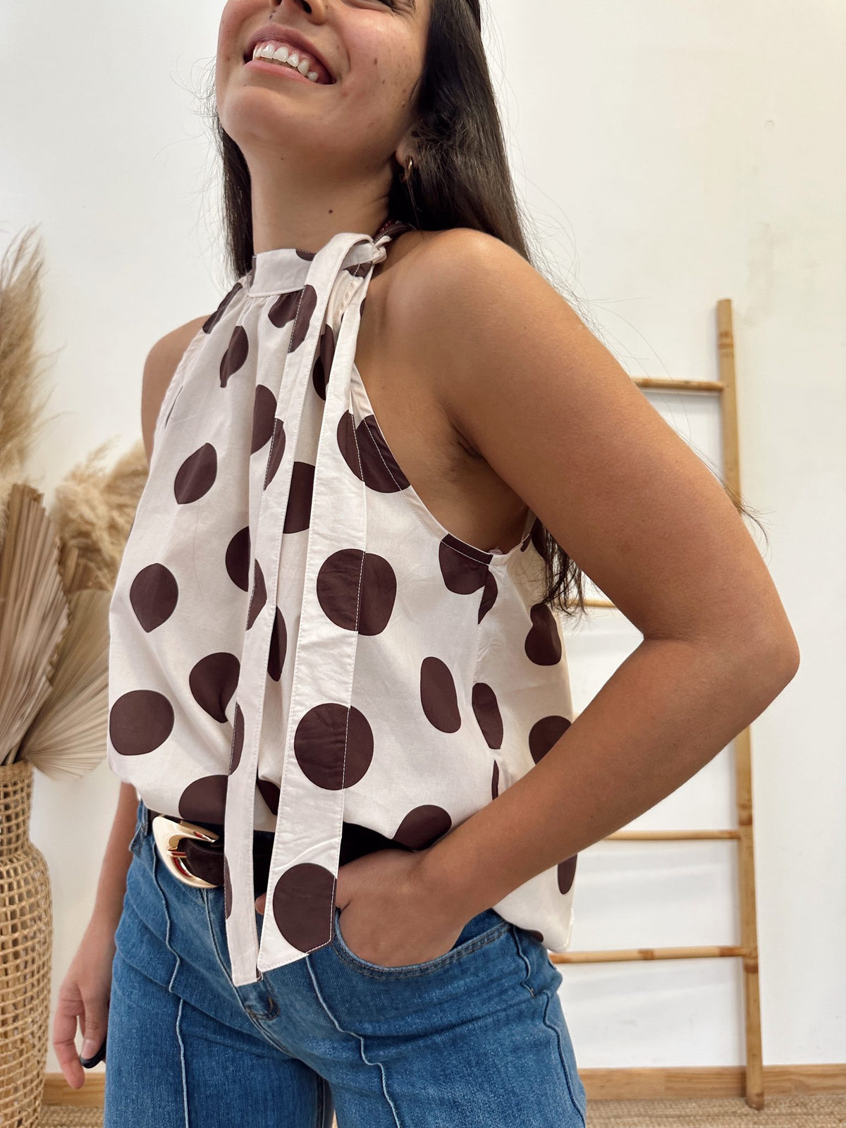 Blusa Halter Cagliari