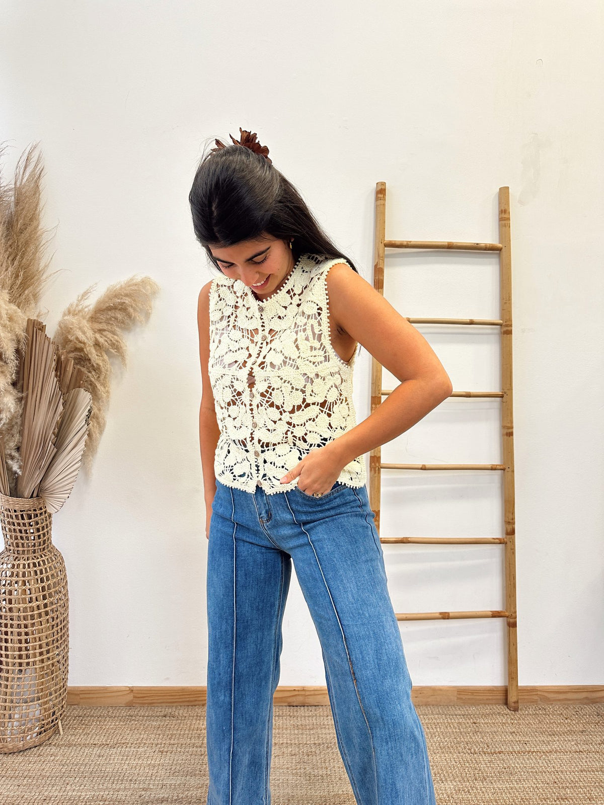 Chalequito Macrame Pisa