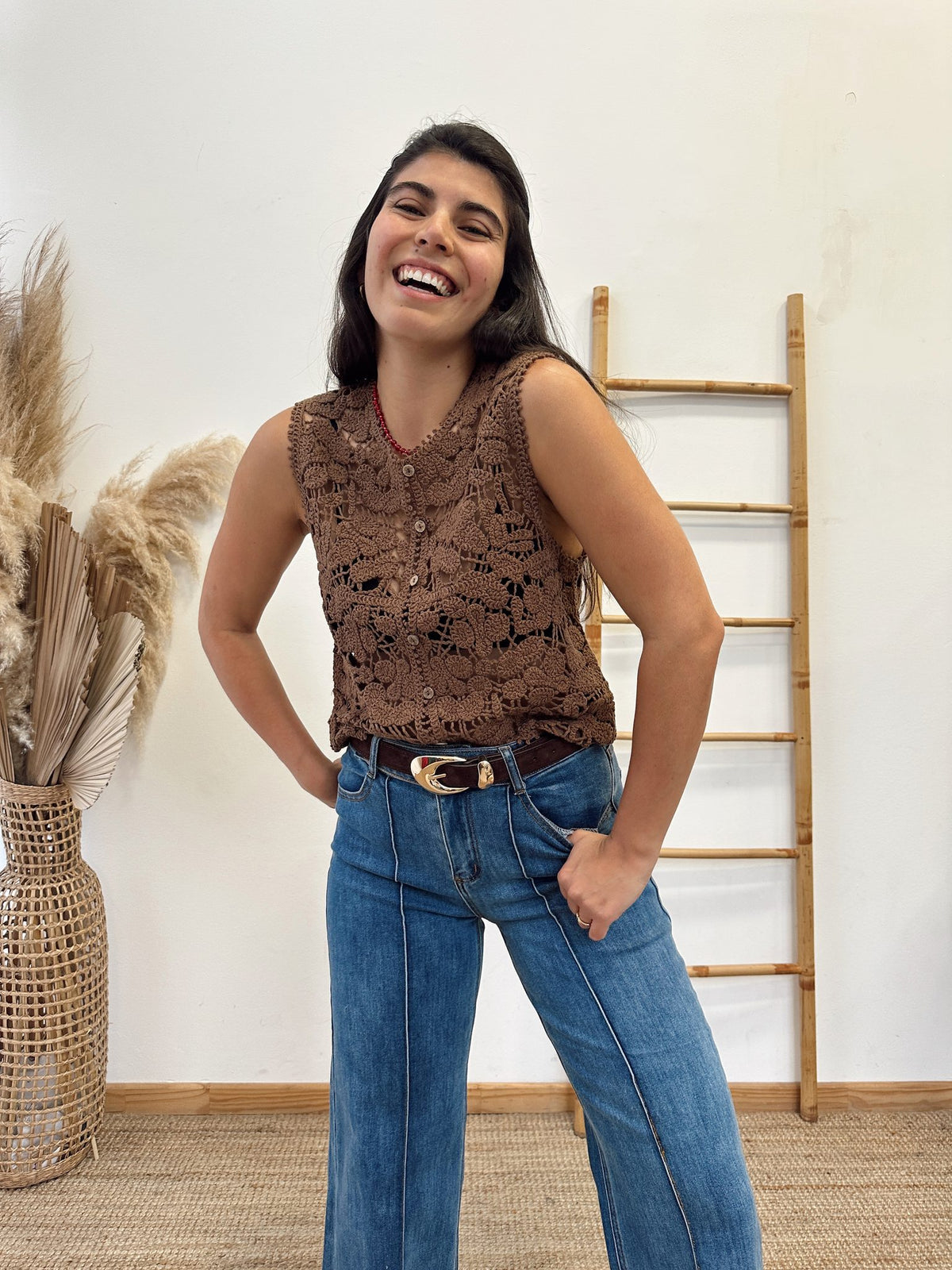 Chalequito Macrame Pisa