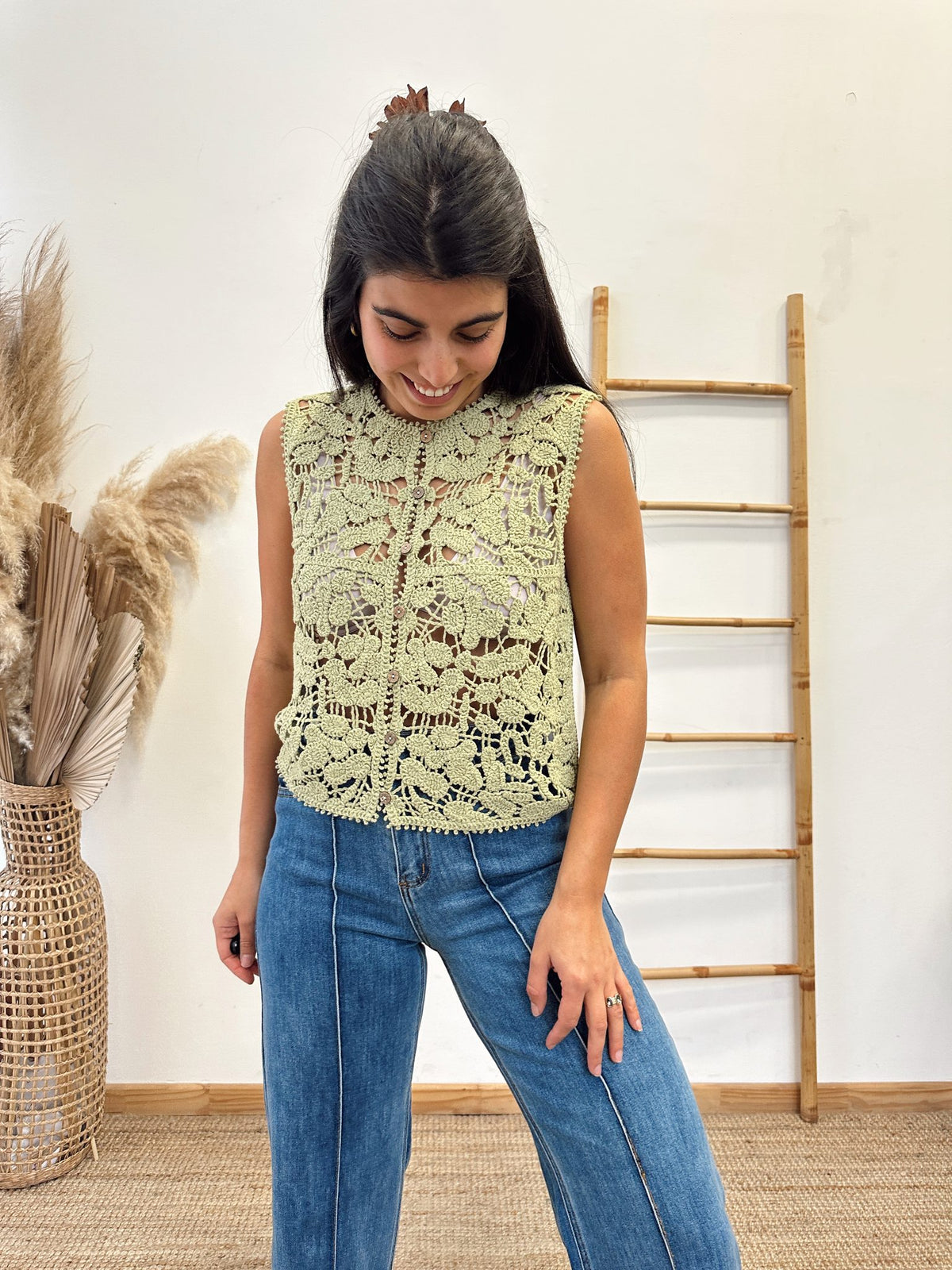 Chalequito Macrame Pisa