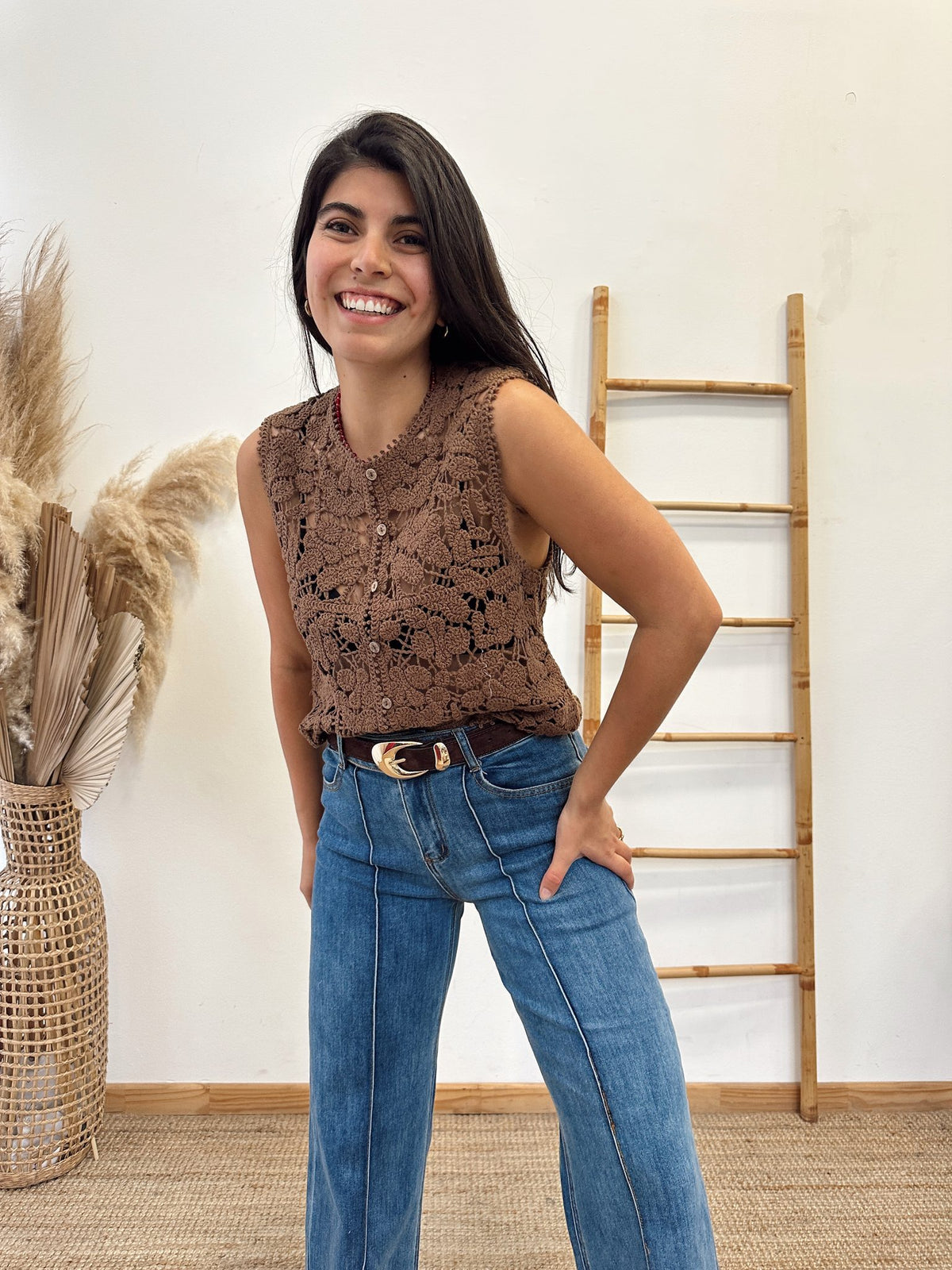 Chalequito Macrame Pisa