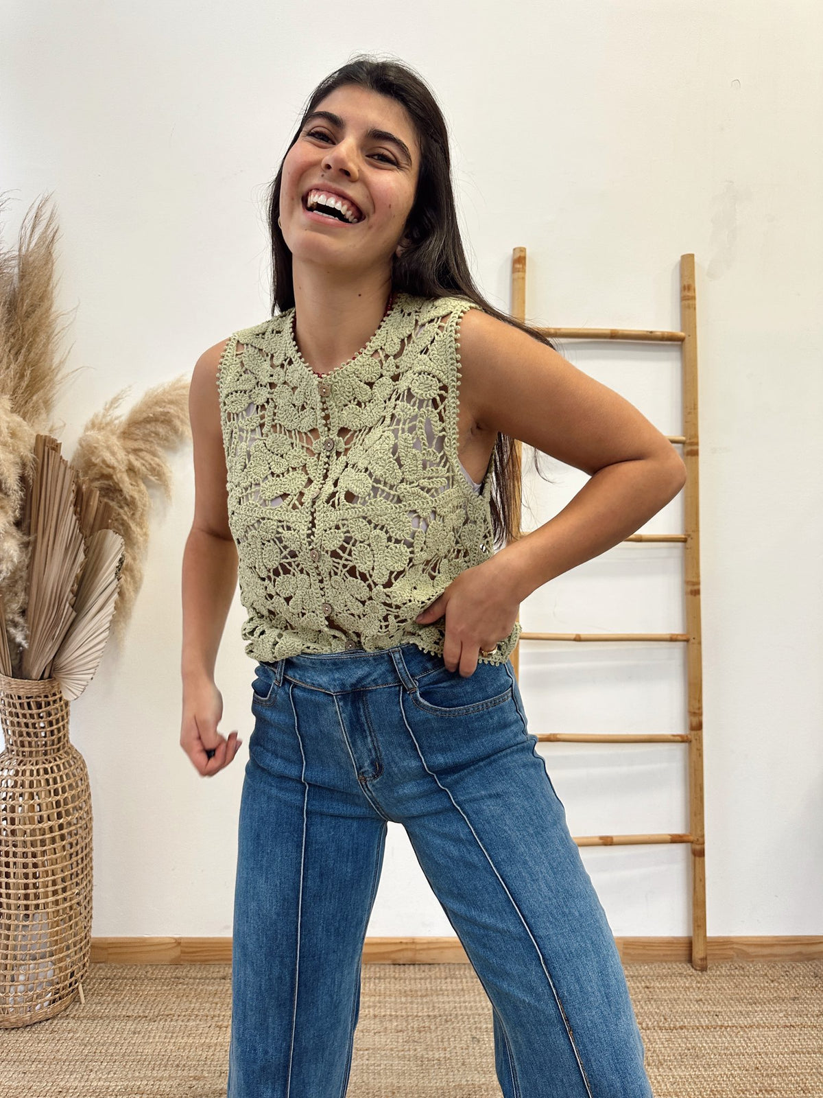 Chalequito Macrame Pisa
