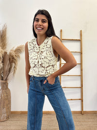 Chalequito Macrame Pisa