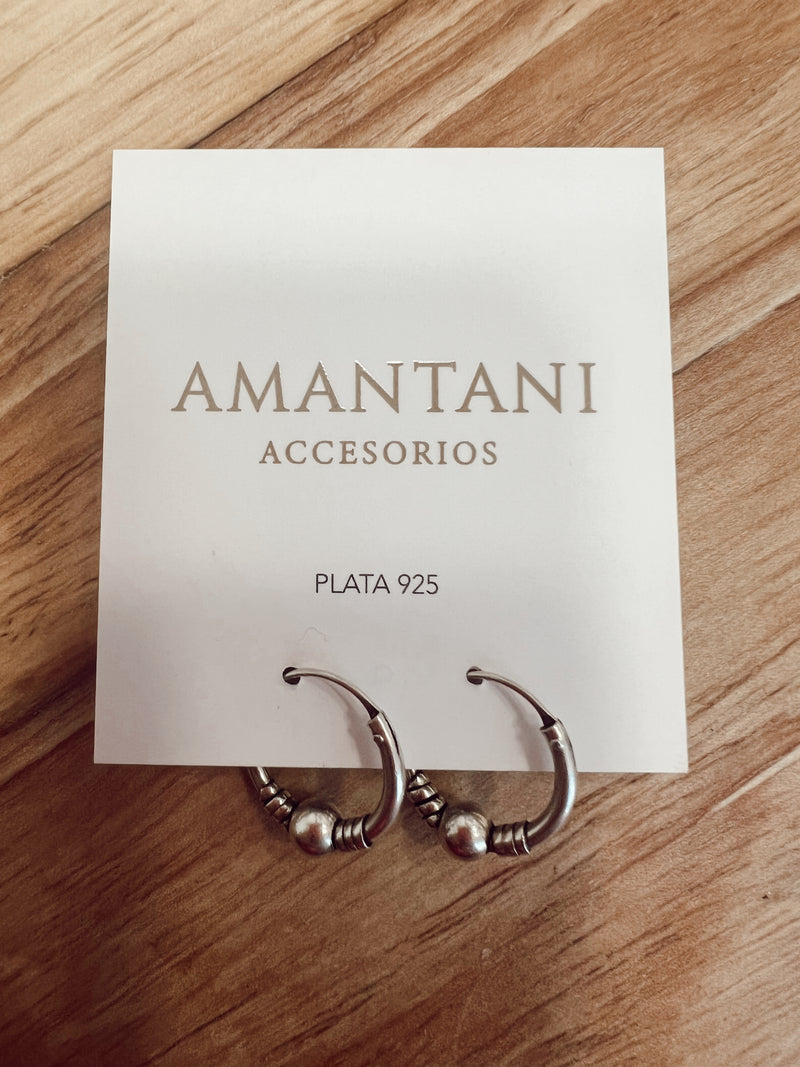 Argollas Plata 12 mm