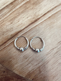 Argollas Plata 12 mm