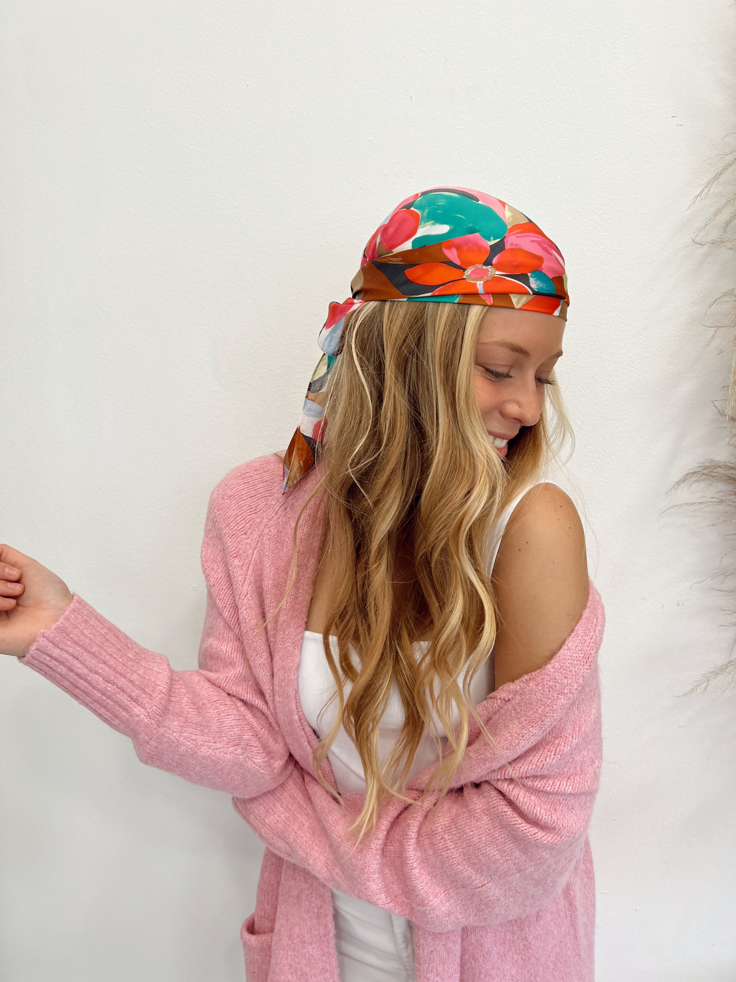 Pañuelo Fucsia Camel