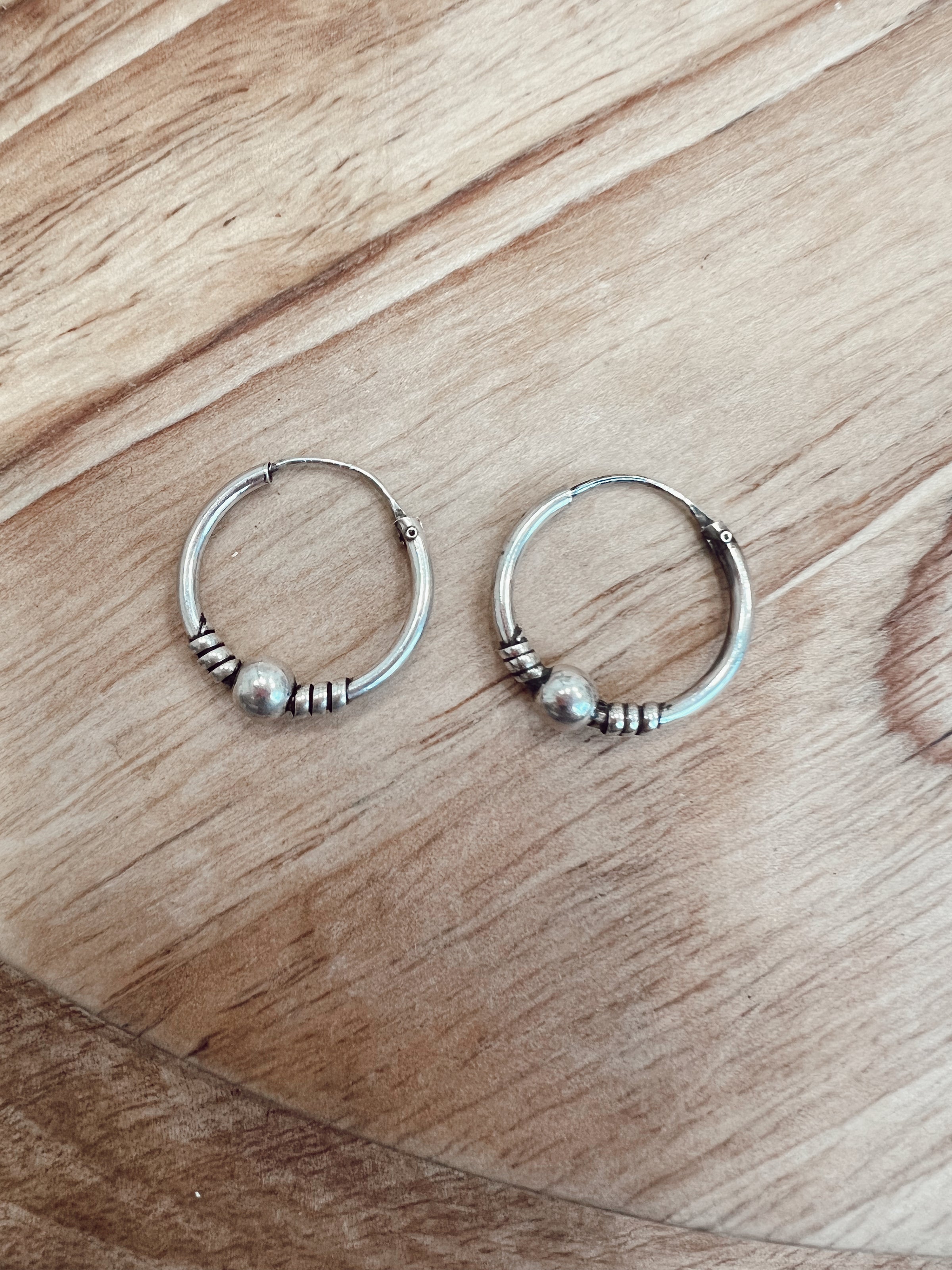 Argollas Plata 16 mm