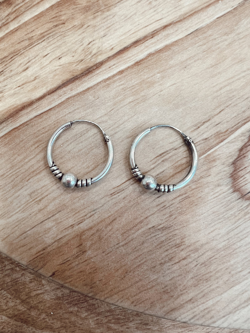 Argollas Plata 16 mm