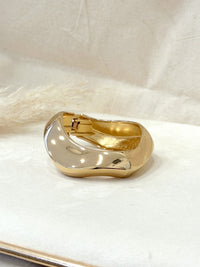 Pulsera ola dorada