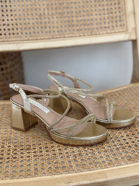 Zapato Fiesta Dorado
