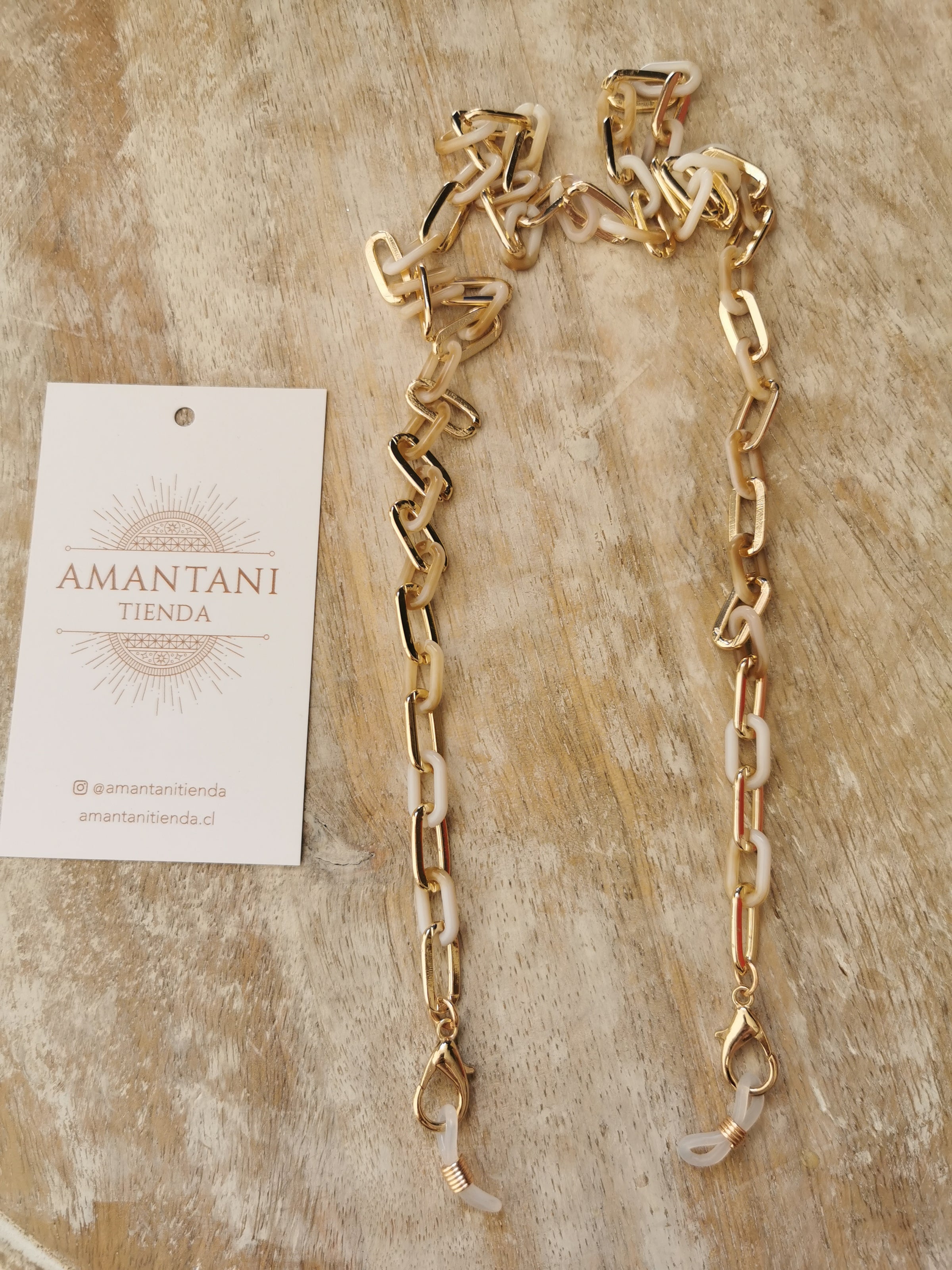 Straps Crema Dorado